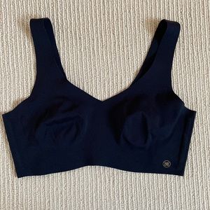 Honeylove black v-neck bra size small